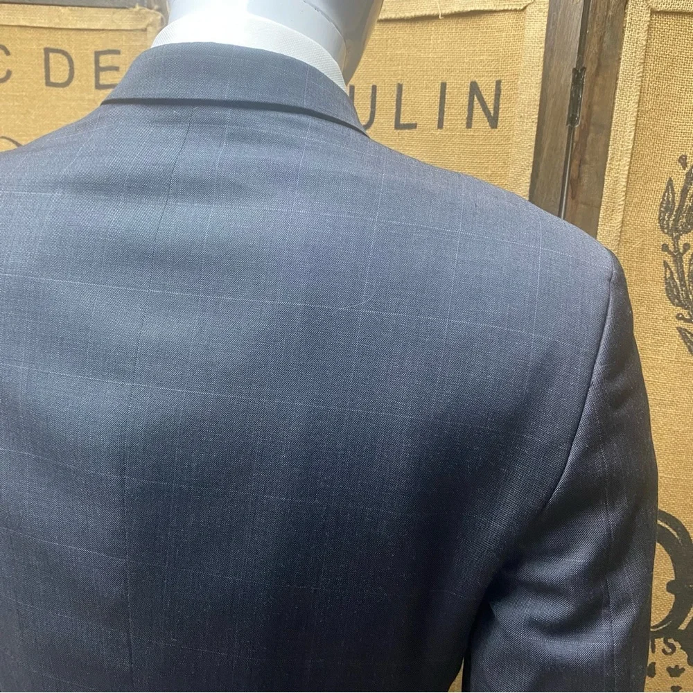 Tommy Hilfiger Windowpane Wool Blend Blazer, 40R